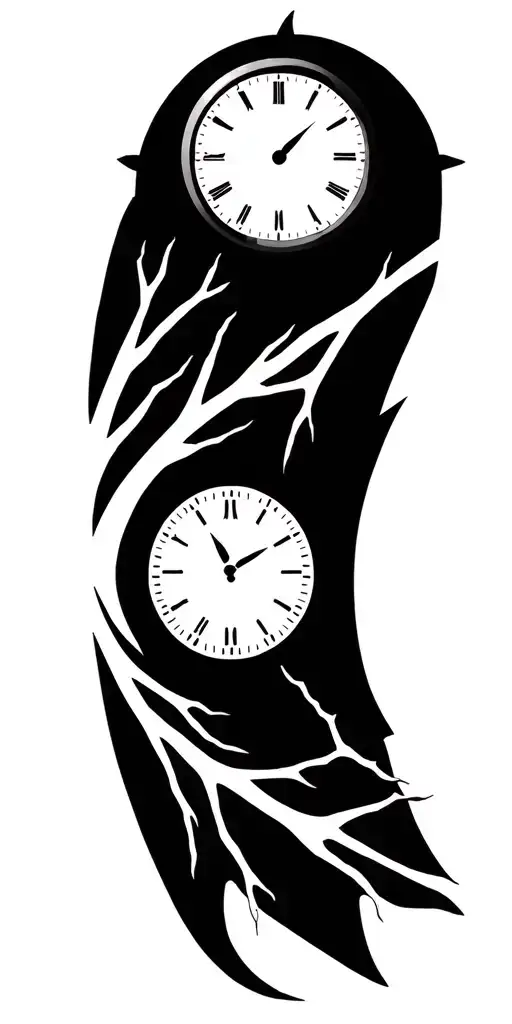 Clock And Tree Branch