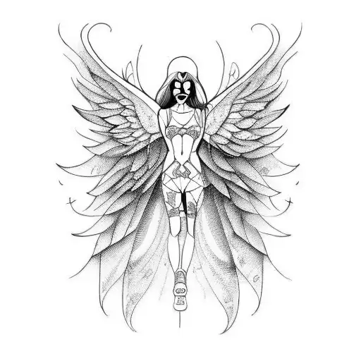 Female Fallen Angel