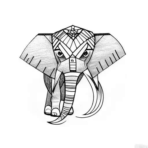 Draw An Elephant And A Wolf Over Olympic Rings