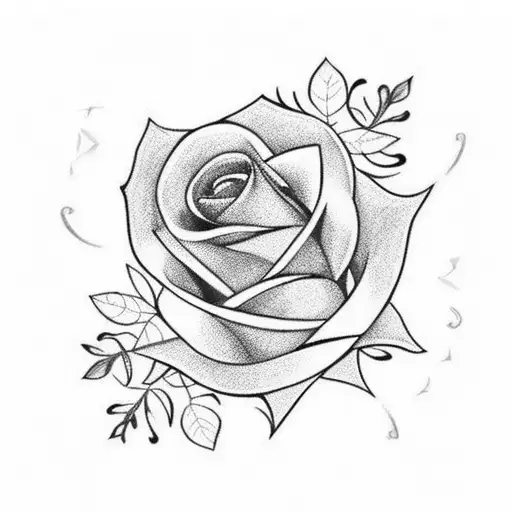 Blue Rose Stem Is Family Anchor