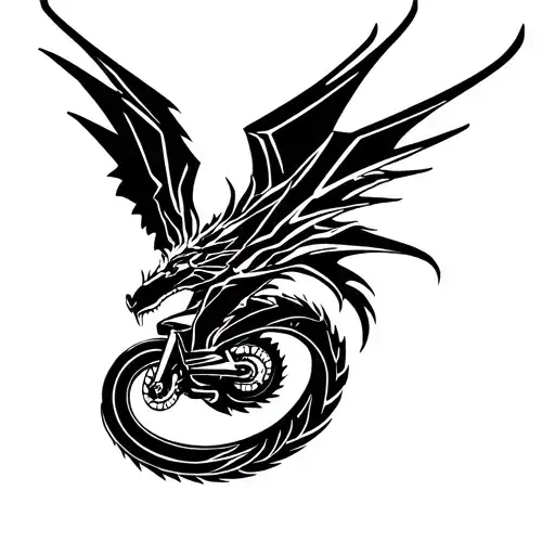 Dragon Flying Motorcycle