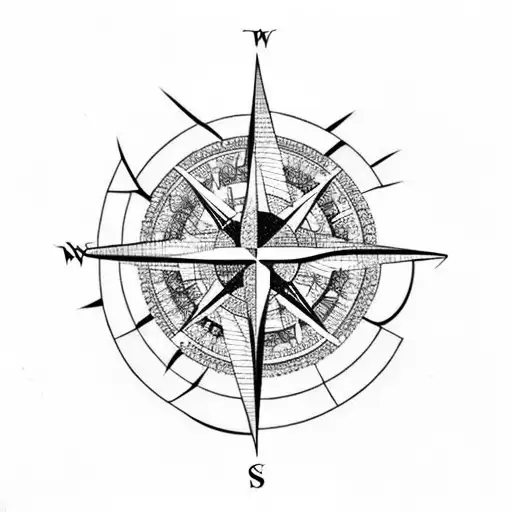 Compass Flying Dragon Water Mountain