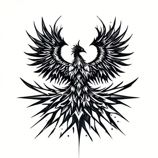 Phoenix Rising From The Ashes