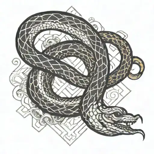 Chinese Zodiac Snake Slithering