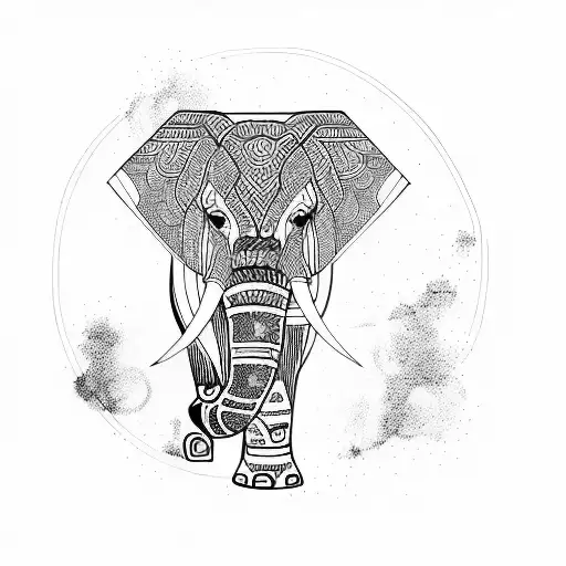 An Elephant Thin Lines