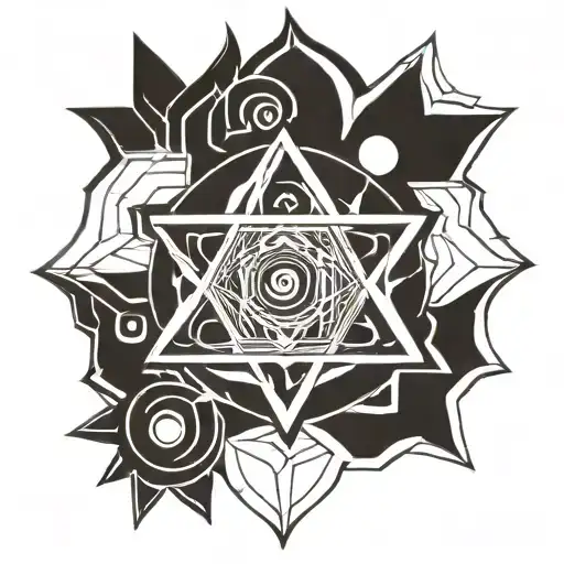 Shatkona Hindu Symbol