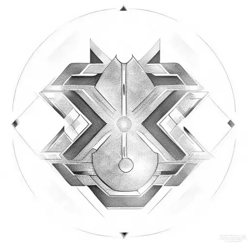 Four Thinner Lines And One Thicker Line With The Ironman Logo