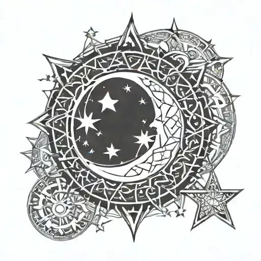 Islamic Moon And Star