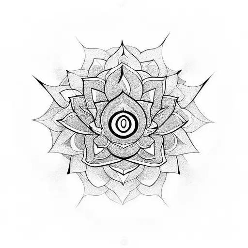 Lotus And 7 Chakras