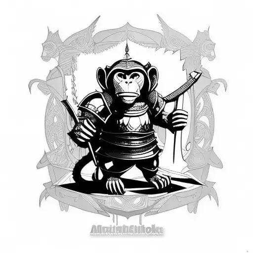 Monkey In Knight Armor