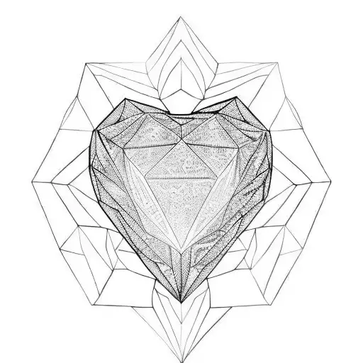 Red Crystal Heart