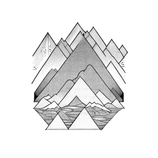Vertical Design Of A Mountain