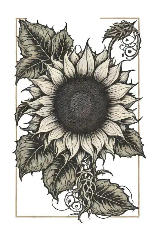 Sunflower Monster Smoking Weed