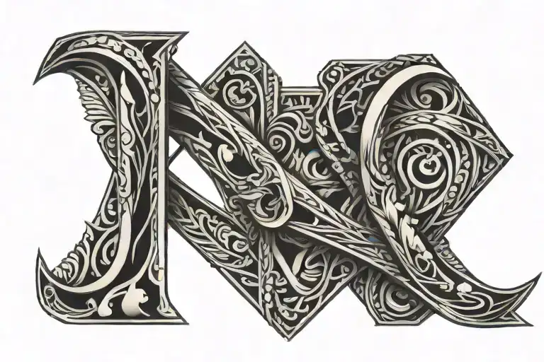 Letter J Crushing 2 Wedding Ring Intertwined