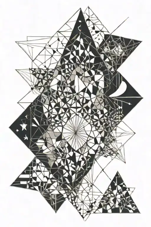 Abstract Geo Symteric Shapes