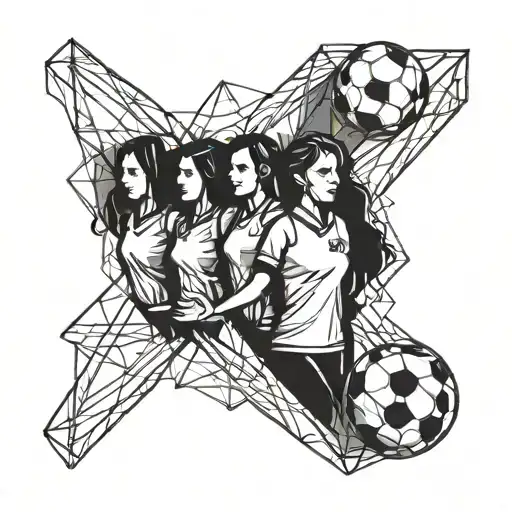 Soccer Team Women Holding Hands