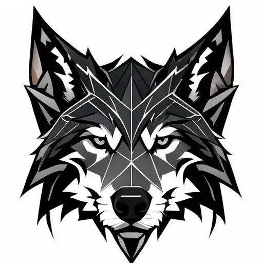 Warrior Wolf Head