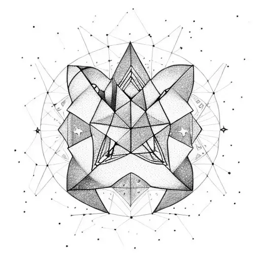 A Constellation Of Stars Forming The Shape Of A Book