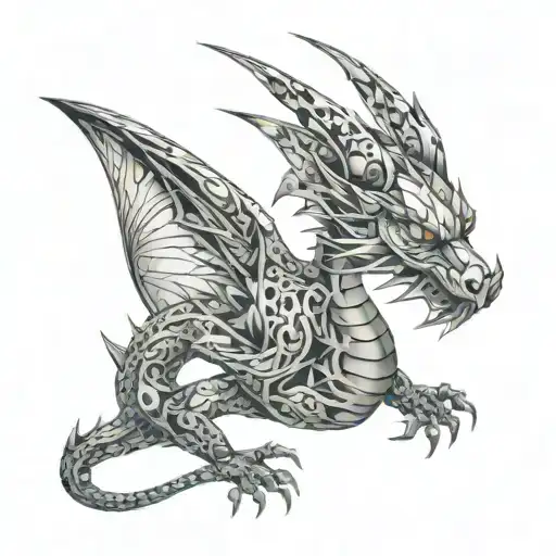 Circuit Dragon Wrapped