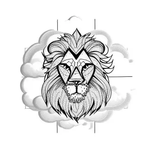 Lion Above Cloud