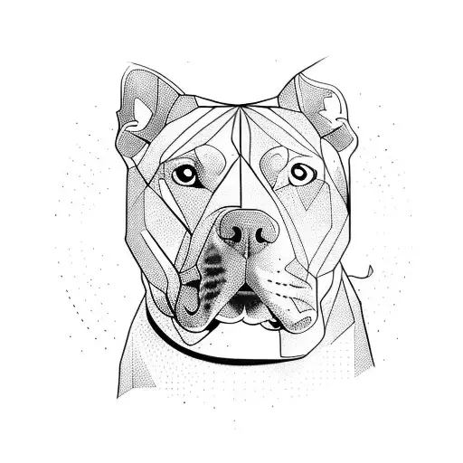 Pitbull With One Ear Up And One Down