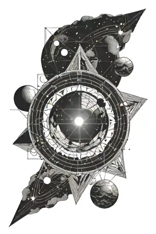 Jupiter Planet With Man Holding