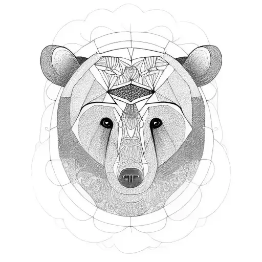Bear With Mandala