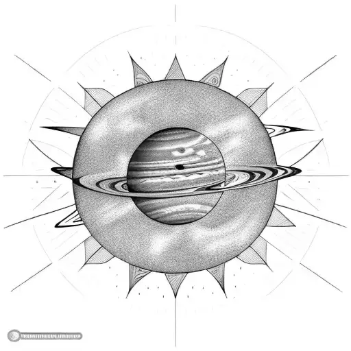 Solar System Planets With The Sun