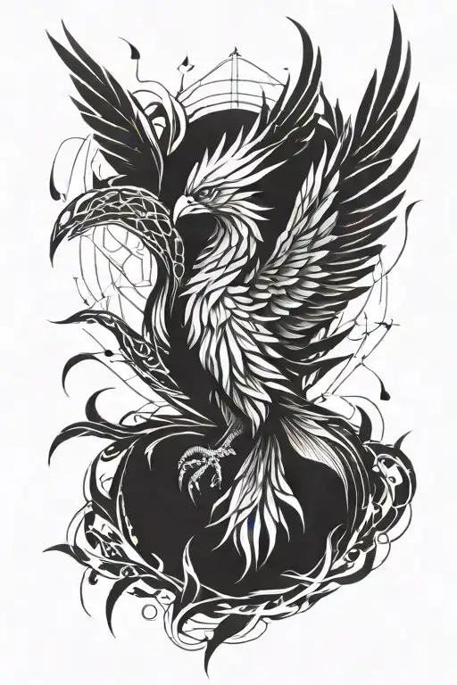 Phoenix Rising From The Ashes