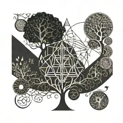 Tree Of Life Letters K E A J