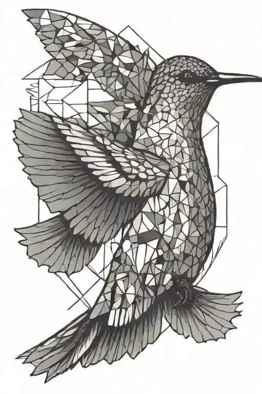 Hummingbird Carrying Heart