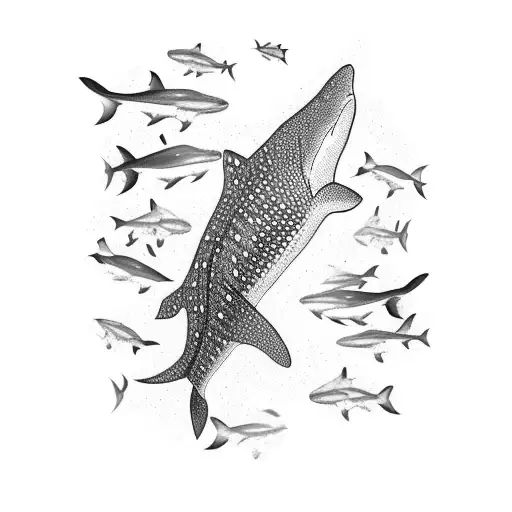 Whale Shark Yoga And Airplane