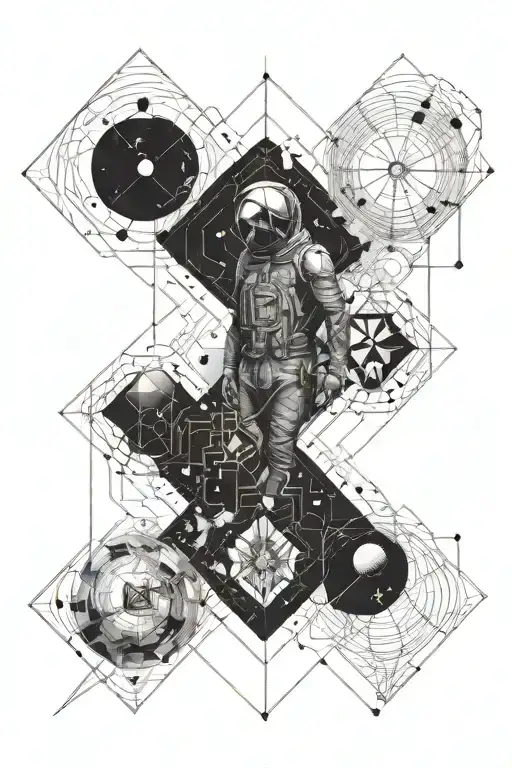 Space Traveler Exploring A Mystical Devotional