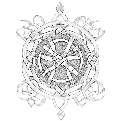 Celtic Design With Kids Names