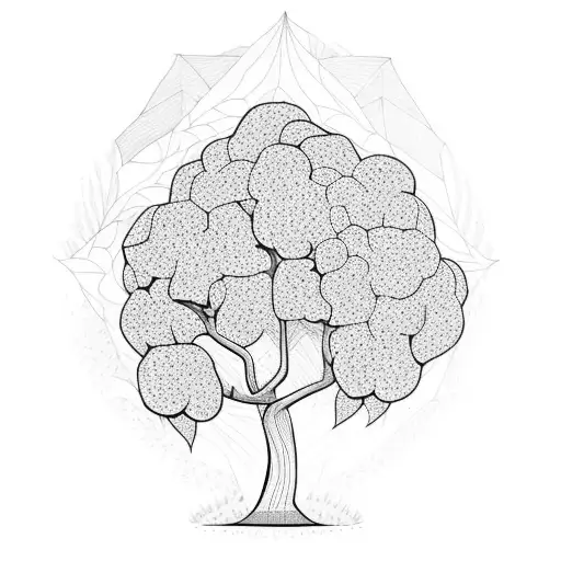 Vine Of Pink Flowers Going Up The Trunk Of A Tree