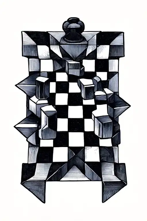 Rubiks Cube Chess Board