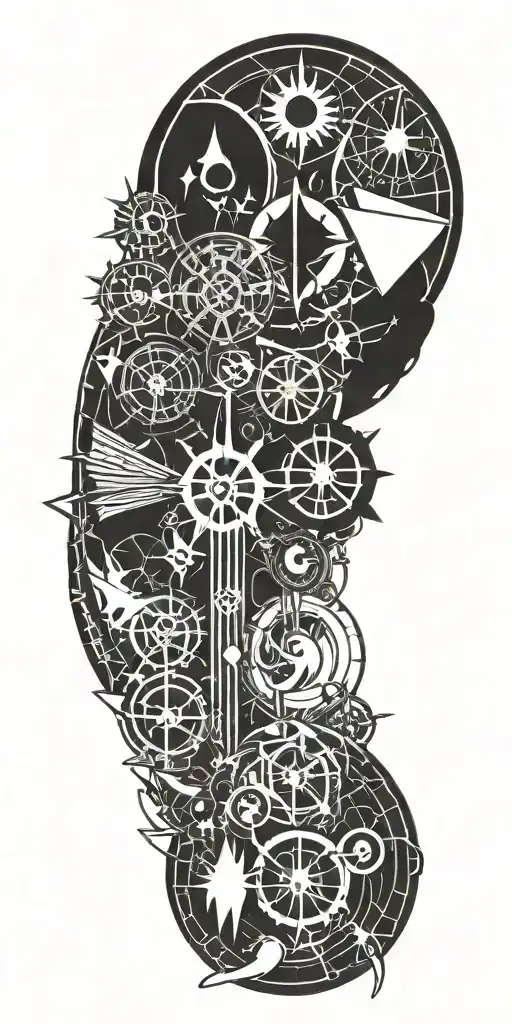 Warhammer 40K Symbols Abstract