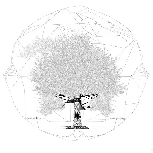 Tree In Architectural Plan