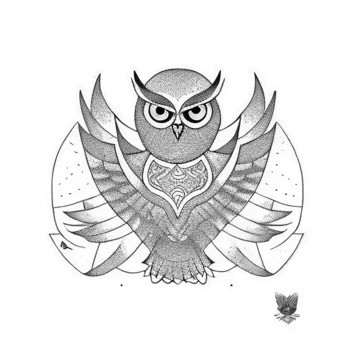 Owl And Phoenix Combined