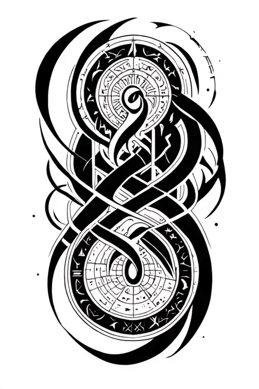 Zodiac Sign Intertwined