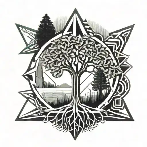 Tree Environmental Engineering Symbol