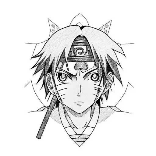 Itachi From Naruto With A Knife