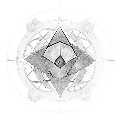 The Shield Of David At Tel Mayim Is Inside A Circle