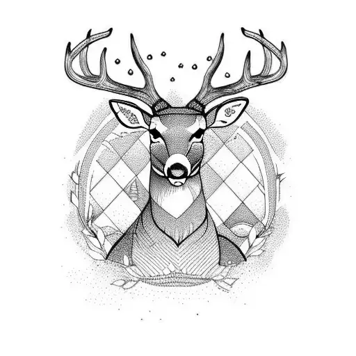 Nature Landscape Mushrooms Deer