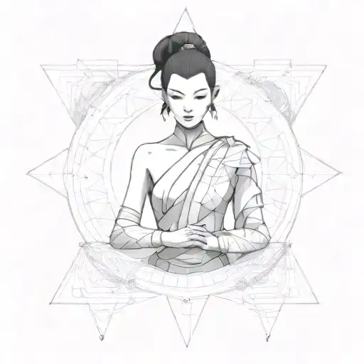 Yue From Avatar Last Air Bender W Moon Phases