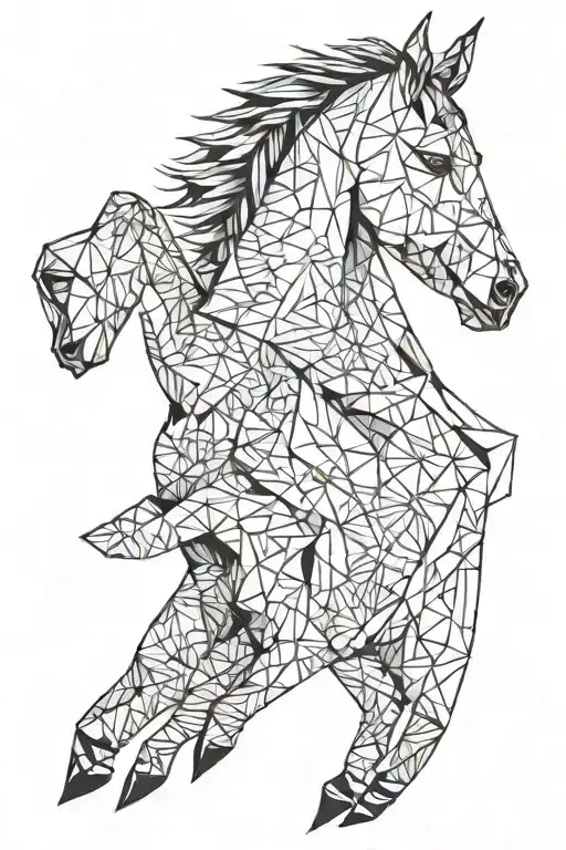 Horse Hands Pointing