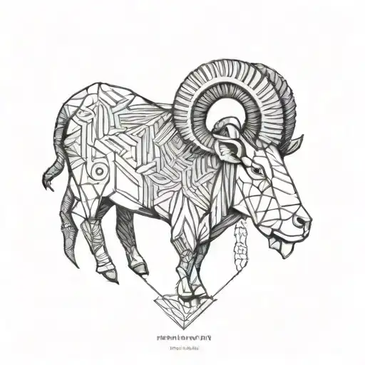 The Face Of The Ram And The Other Bull