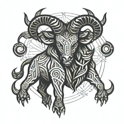 Demon Version Of Aries Zodiac Sign