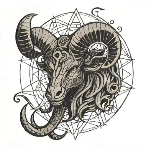 Demon Version Of Aries Zodiac Sign