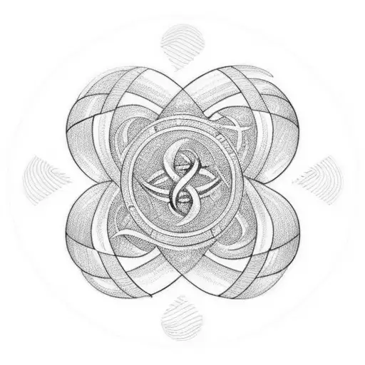 Infinite Symbol Made Of 0S